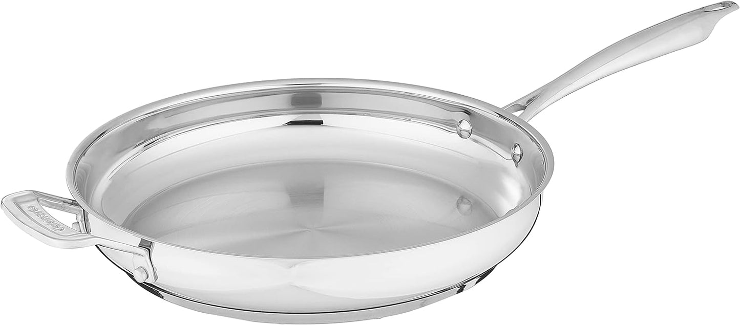 Cuisinart Professional Stainless Skillet, 12-Inch for Cooking