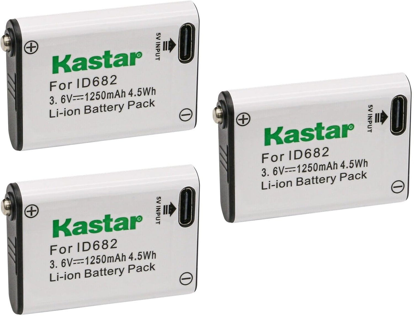 Kastar Battery 3-Pack Replacement for Petzl Headlamps