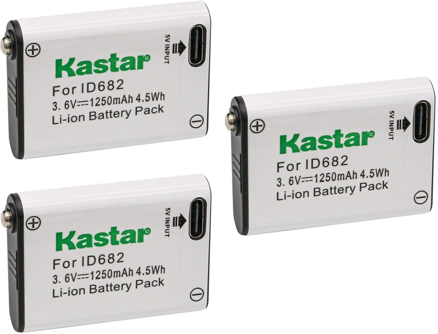 Kastar Battery 3-Pack Replacement for Petzl Headlamps