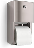 Commercial Toilet Paper Dispenser 2-Roll Stainless Steel - Durable
