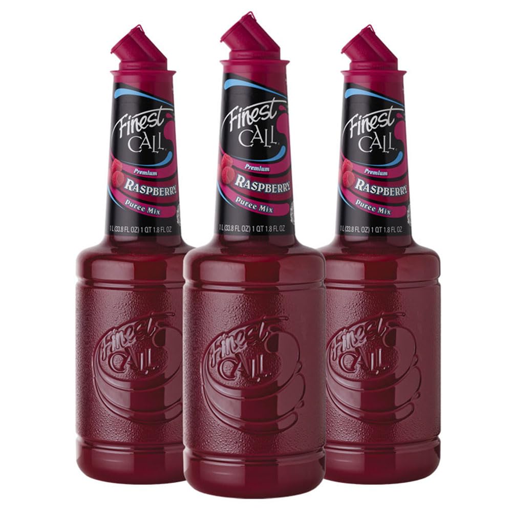Finest Call Premium Raspberry Fruit Puree Drink Mix, 3 Pack