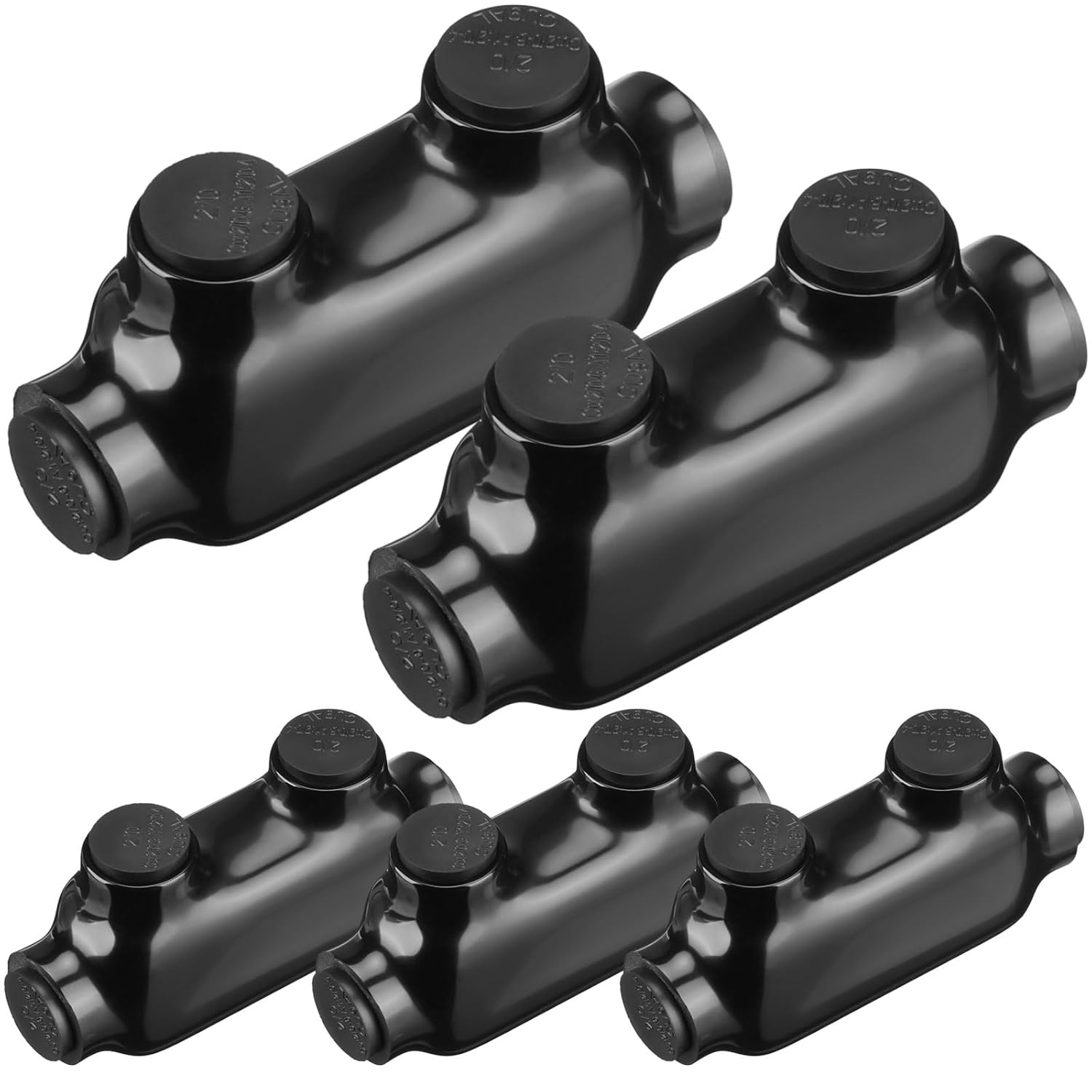 5 Pcs Insulated Wire Connectors for Secure Multi Cable Splicing