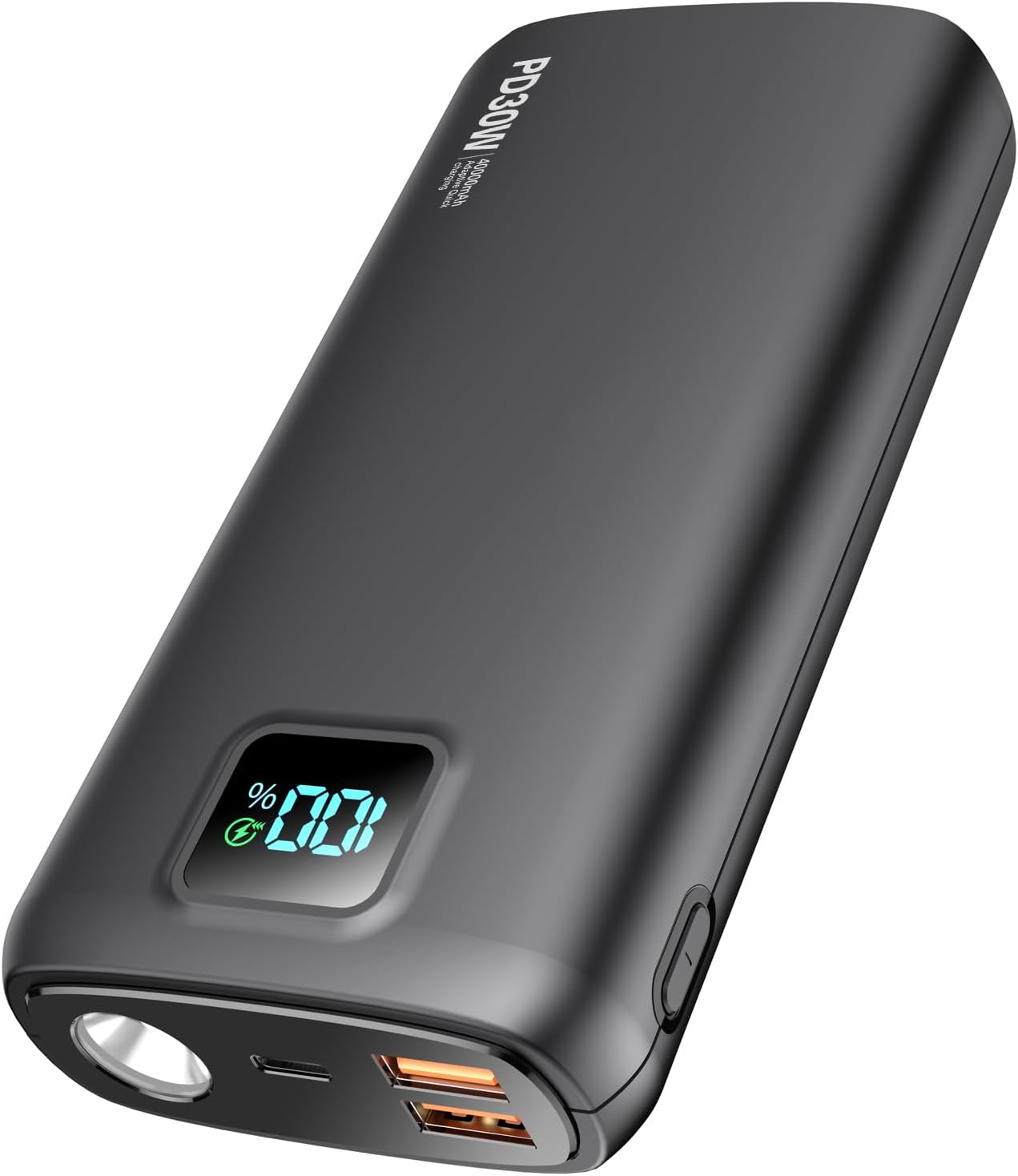 40000mAh Power Bank with Quick Charge & Bright LED