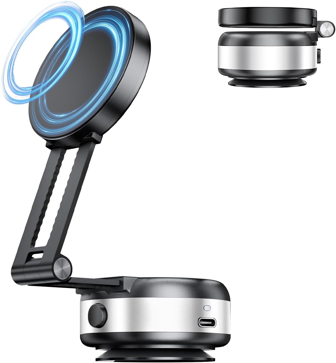 Adjustable Magnetic Car Phone Holder for iPhone - Strong Suction Mount