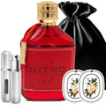 Bundle of Dumont Perfume 3.4oz - Eau De Parfum with Travel Bottle