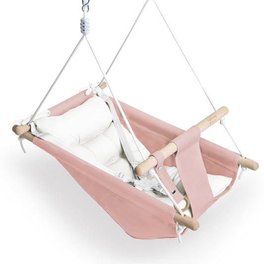 Canvas Baby Swing for Infants to Toddlers with Safety Belt