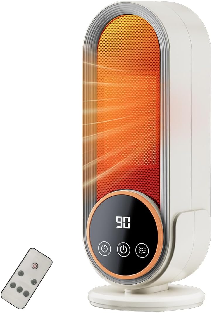 Space Heater Indoor - Energy Efficient Portable Heater with Remote