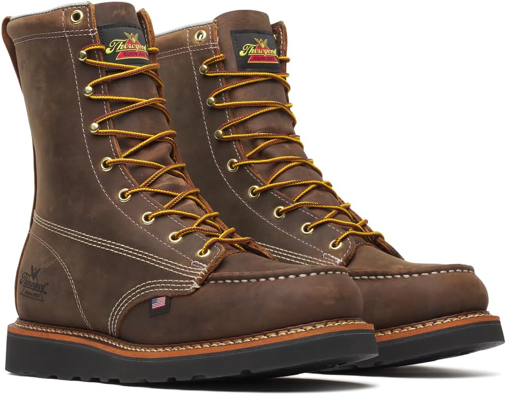 Thorogood American Heritage 8 Moc Toe Work Boots for Men