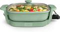 bella Make & Take Electric Skillet - Space-Saving Family Skillet