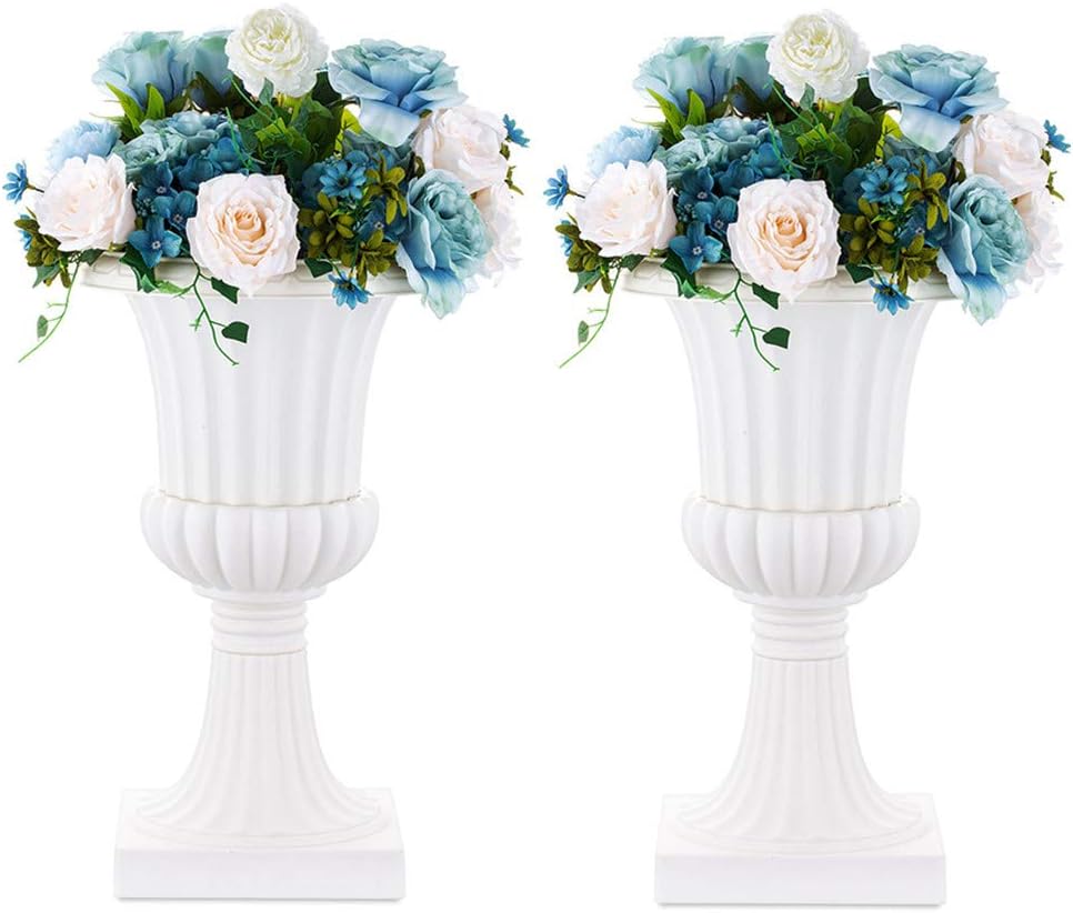 NUPTIO Classic Urn Planter Set for Outdoor Garden Decor