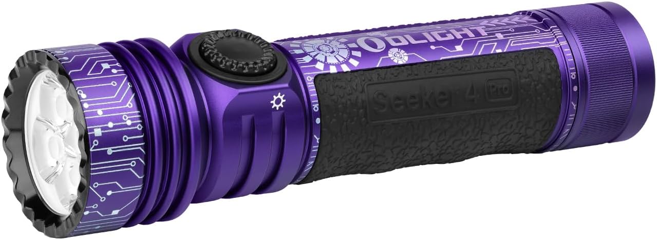 OLIGHT Seeker 4 Pro Rechargeable Flashlight: 4600 Lumens Power