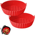 Non-Stick Silicone Air Fryer Liners by FROVEN