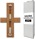Red Cedar Wood Sauna Timer Sand 15 Minute Hourglass - Quiet Durable