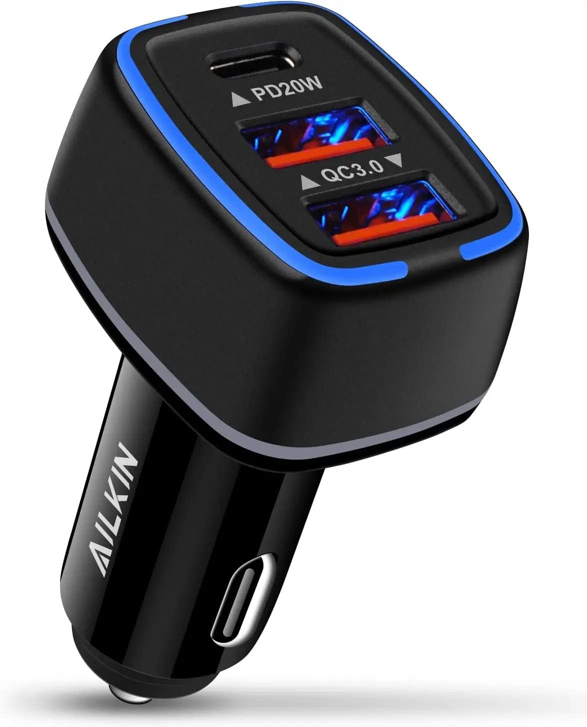 Super-Fast 56W PD USB C Car Charger by AILKIN