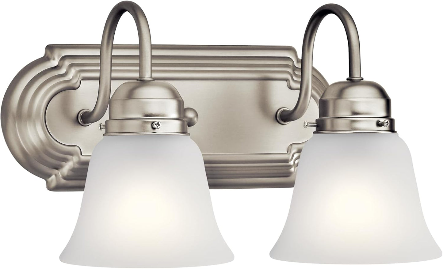 Kichler 12.25 in 2-Light Vanity Bath Light for Modern Spaces