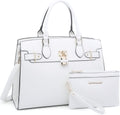 Dasein Women Handbags and Purses Stylish Satchel Tote Work Bag