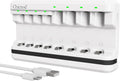 Fast Charge 8-Slot Battery Charger - All-in-One Power Solution
