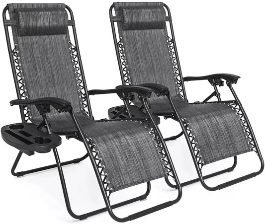 EZONE Zero Gravity Lounge Chairs for Ultimate Outdoor Relaxation