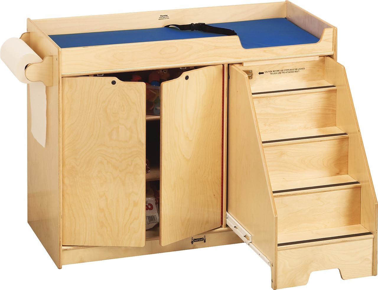 Jonti-Craft Changing Table with Stairs for Safe Diaper Changes