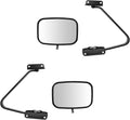 TRQ 2 Piece Driver and Passenger Side Mirror Assembly Set - Direct Fit