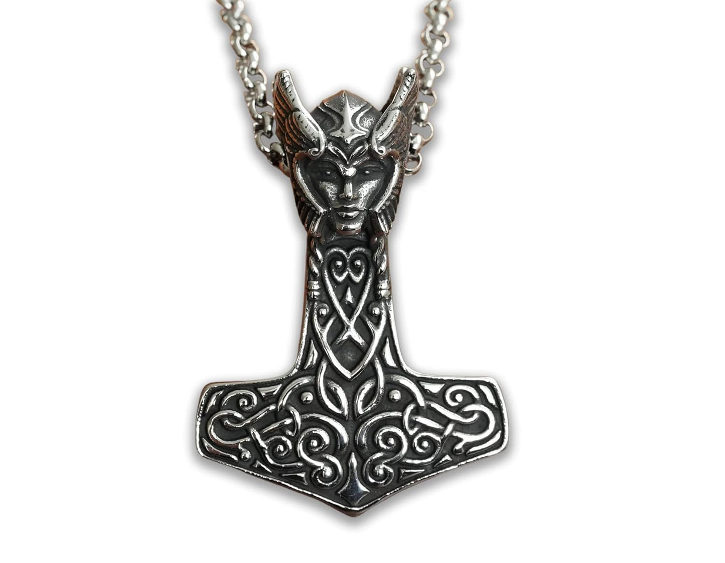 Valkyrie Freya Shieldmaiden Viking Thor Necklace for Women