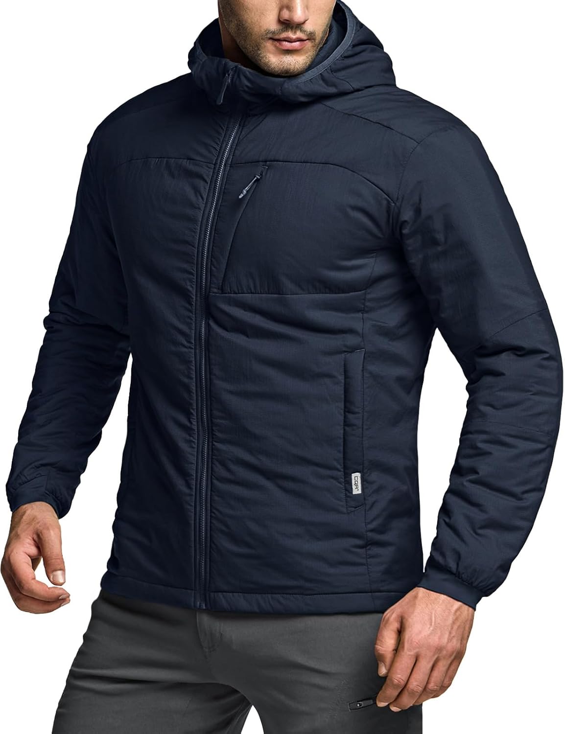 CQR Men's Lightweight Insulated Jacket for Outdoor Activities