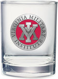Heritage Pewter Virginia Military Institute Double Old Fashion Glass