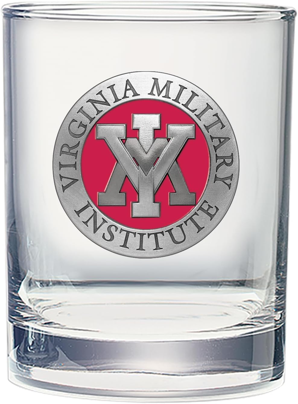 Heritage Pewter Virginia Military Institute Double Old Fashion Glass