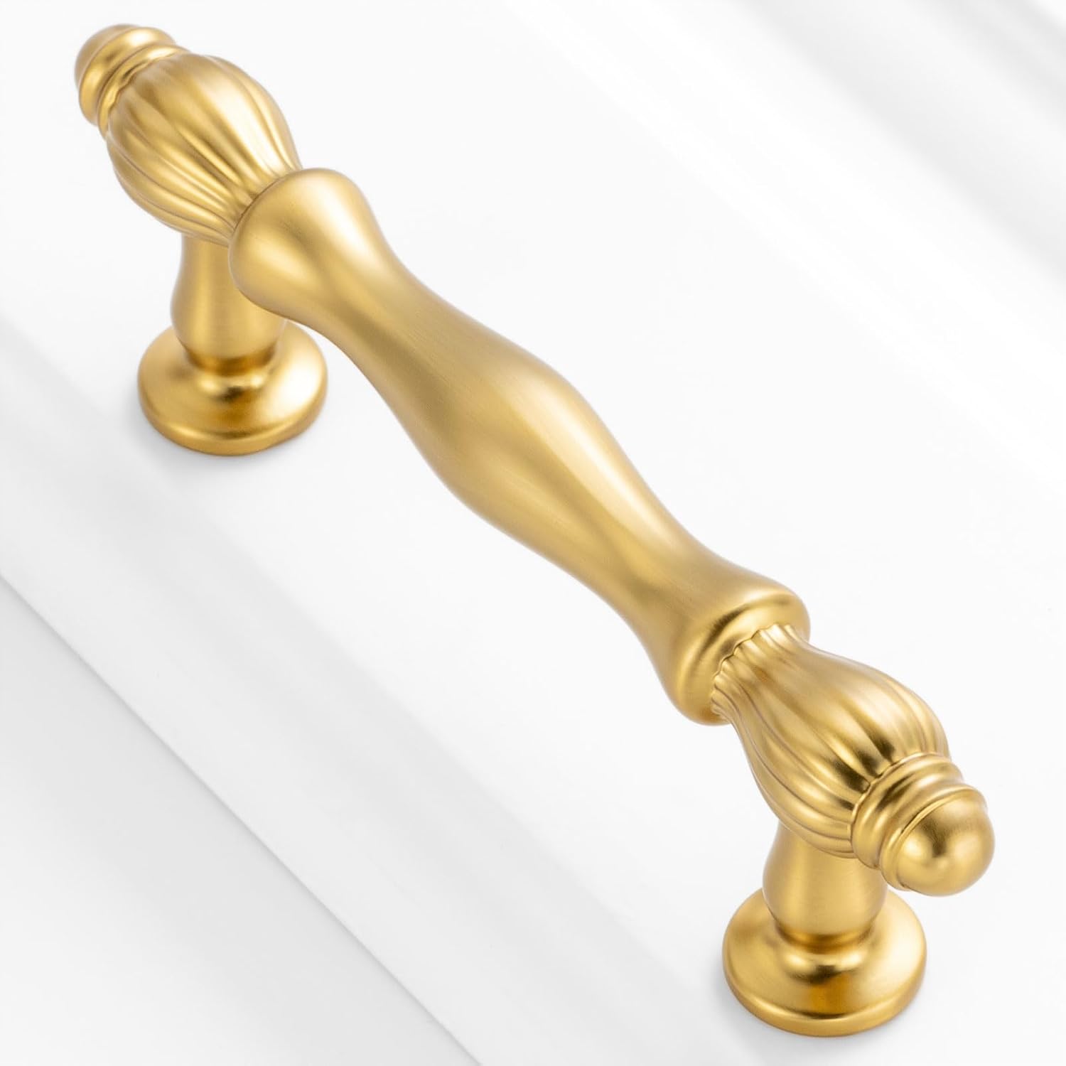 30 Pack 3 Inch Brushed Gold Kitchen Cabinet Handles for Home