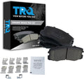 TRQ Front Brake Pads Ceramic Compatible with 2002-2007 Mitsubishi