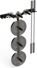 Heavy Duty Weight Plate Tree & Barbell Holder for Home Gym