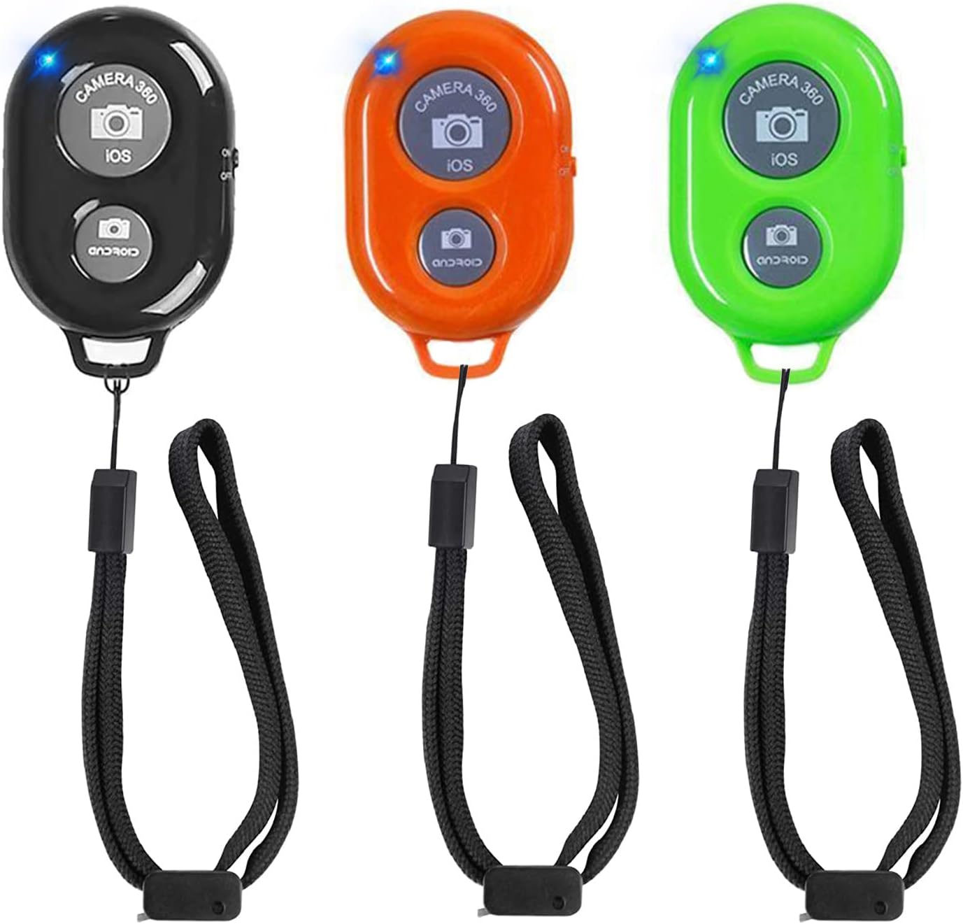 3 Pack Bluetooth Selfie Clickers - Capture with Ease!