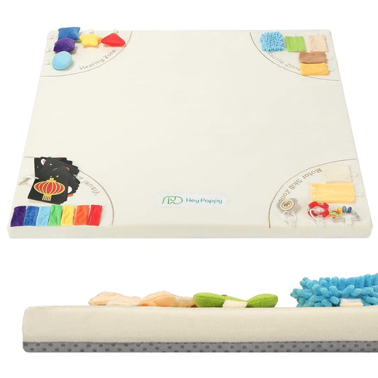 Unique Baby Play Mat with Sensory Development Zones for Fun