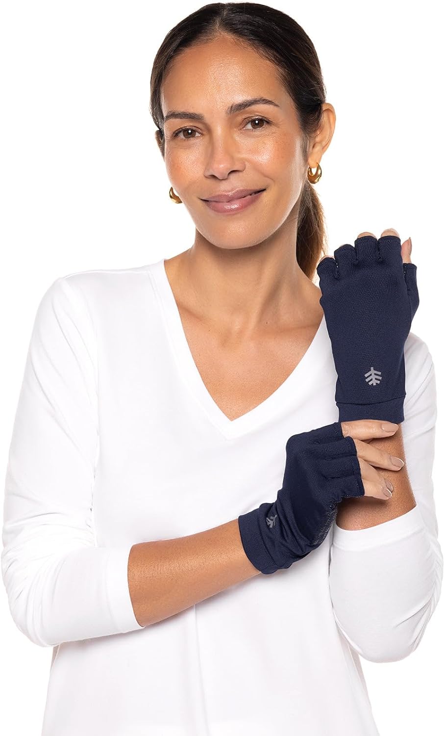 Coolibar UPF 50+ Ouray UV Fingerless Sun Gloves for Protection