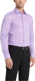 Calvin Klein Mens Slim Fit Non Iron Dress Shirt - Solid