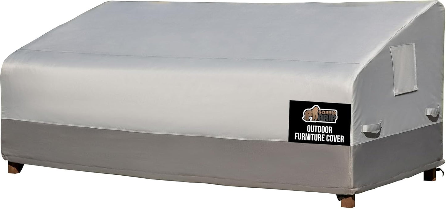 GORILLA GRIP Waterproof Large Outdoor Patio Sofa Cover, 90 in