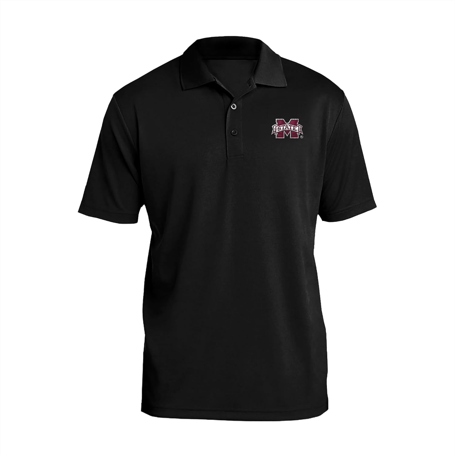 NCAA Primary Logo Team Color Polo for Mississippi State Fans