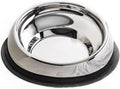 Slanted Stainless Steel Dog Bowl for Flat-Faced Breeds - Reduced Mess
