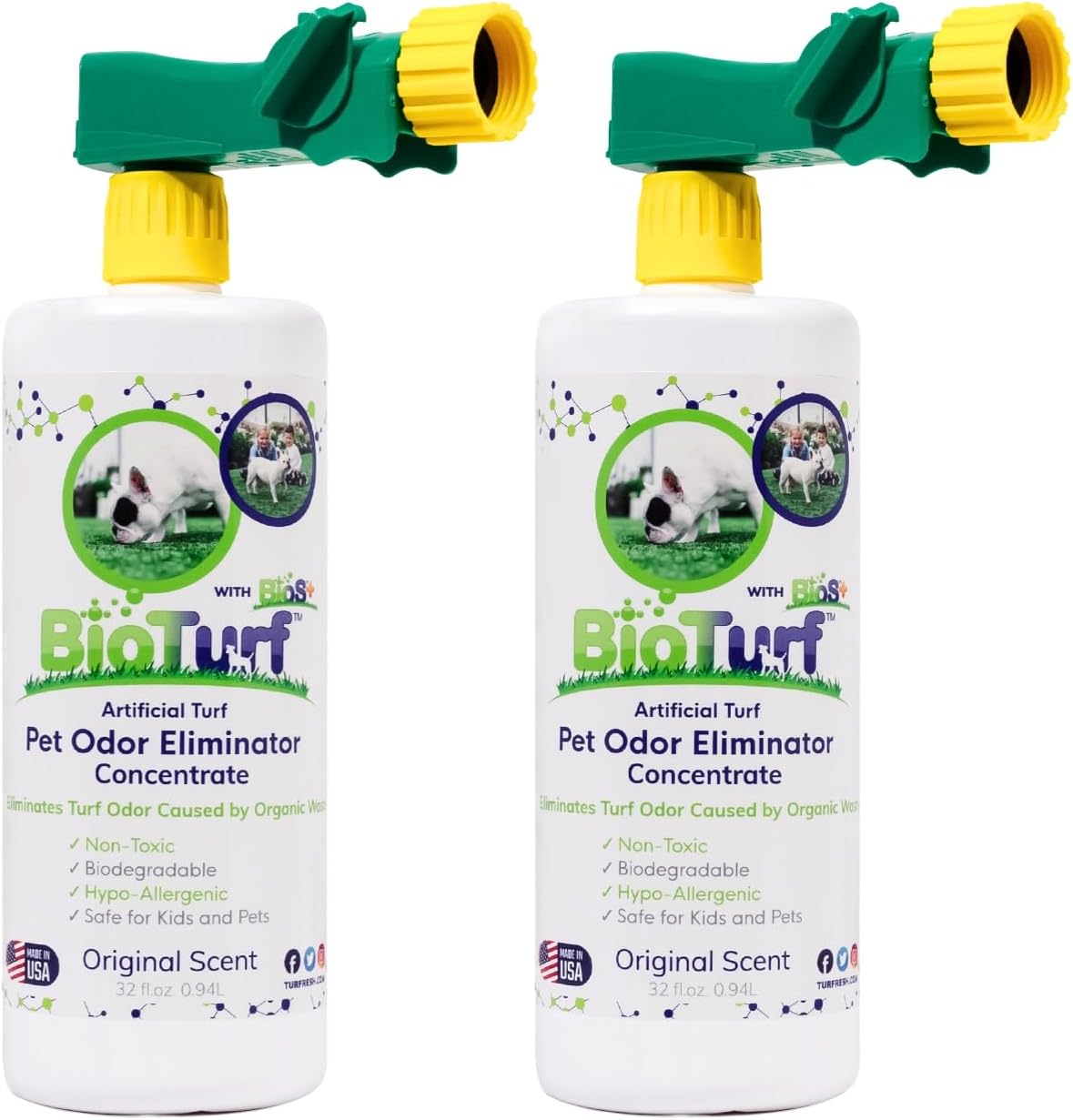BioTurf BioS+ Odor Eliminator Concentrate for Pet Waste Control
