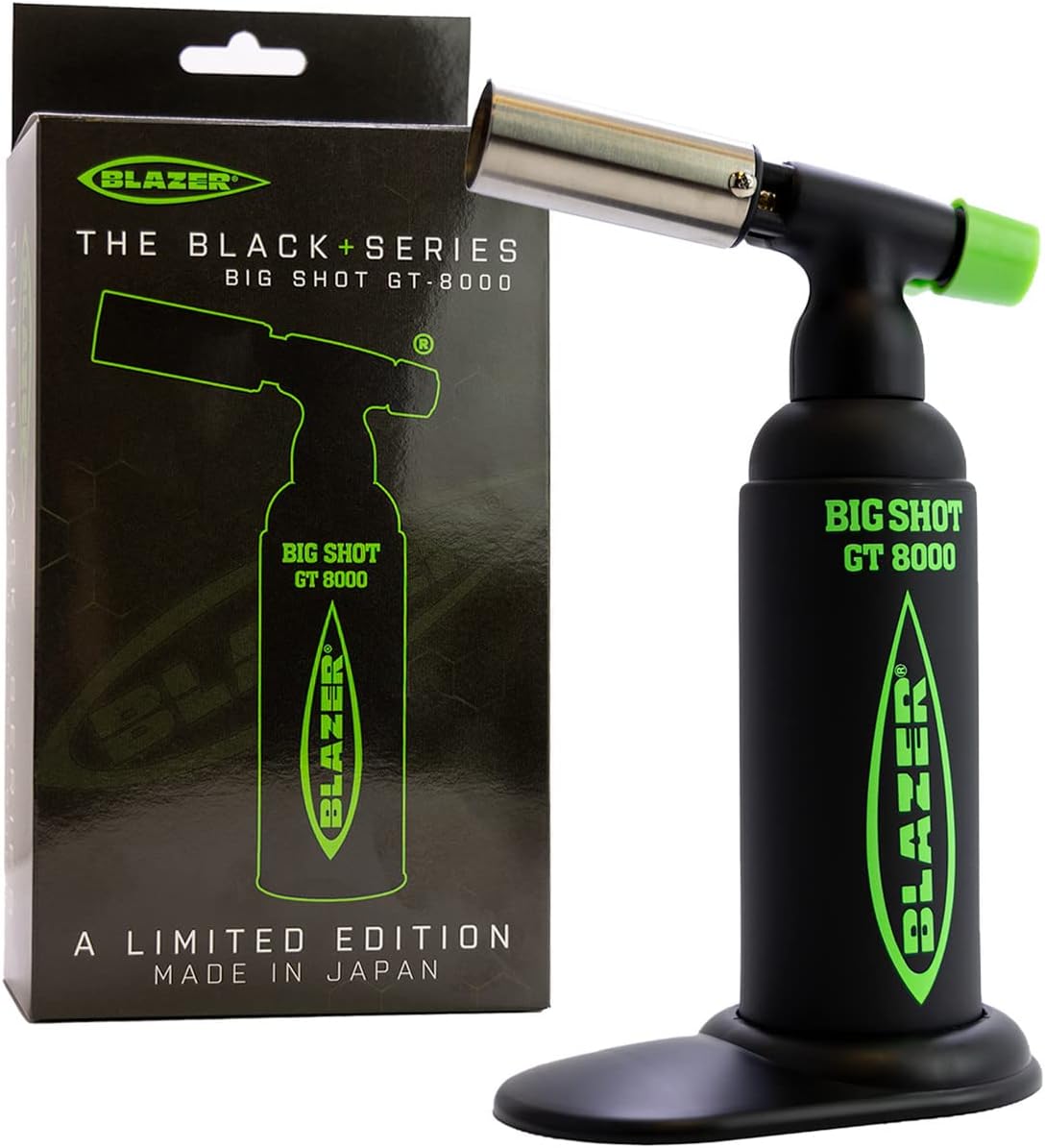 Blazer GT8000 Big Shot Butane Torch with Tabletop Base