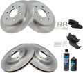 Front and Rear Brake Pad & Rotor Kit for 2008-2011 Titans and QX56