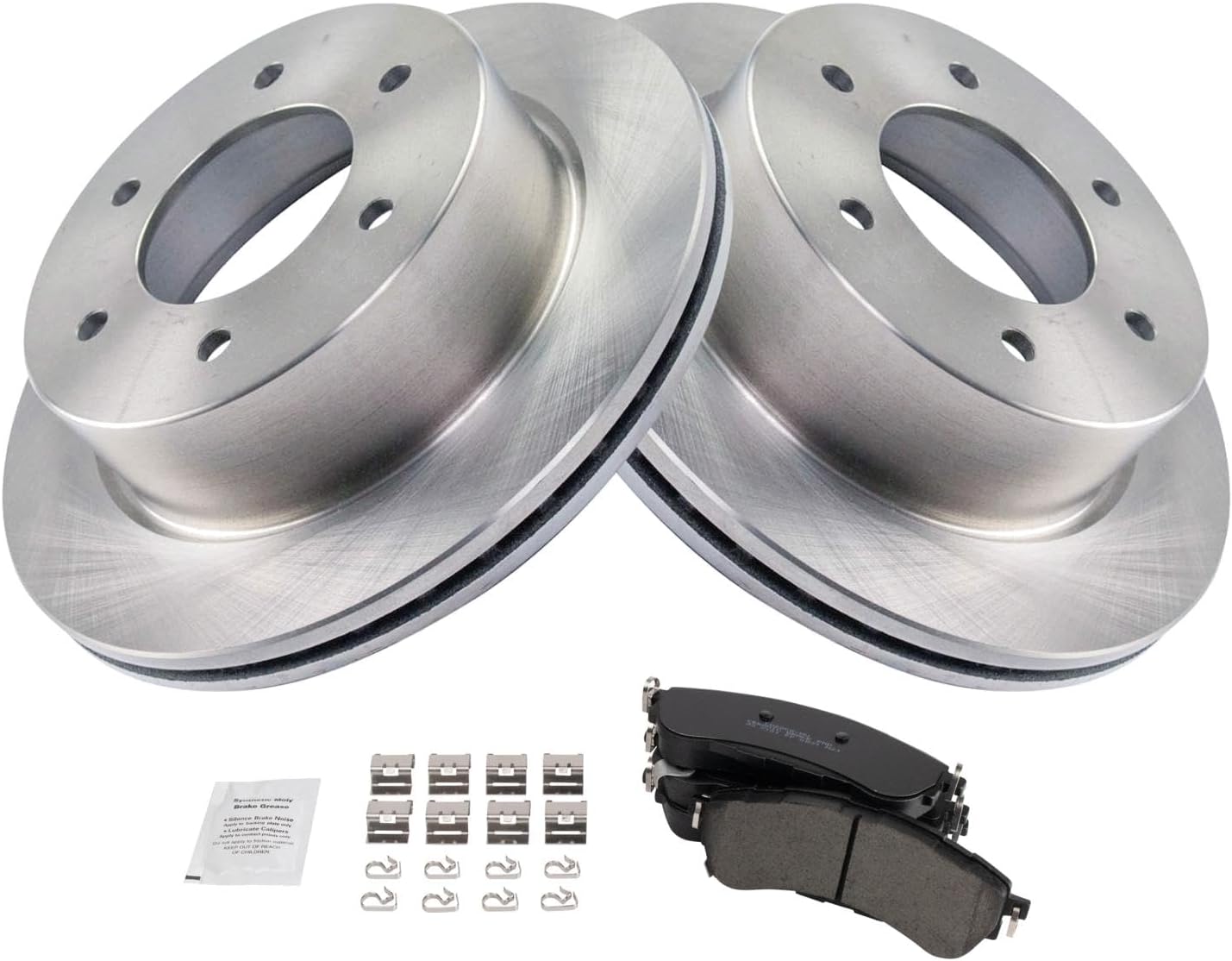 TRQ Rear Brake Pad & Rotor Kit for 2019-2021 Ford Ranger