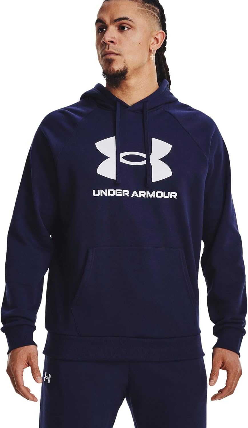Under Armour Men's Rival Fleece Logo Hoodie for Ultimate Comfort