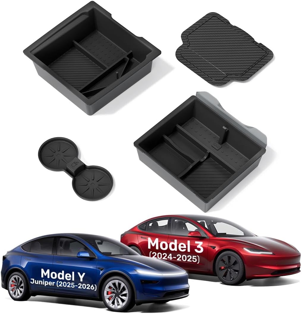 Zanch Tesla Model Y Juniper & Model 3 Center Console Organizer