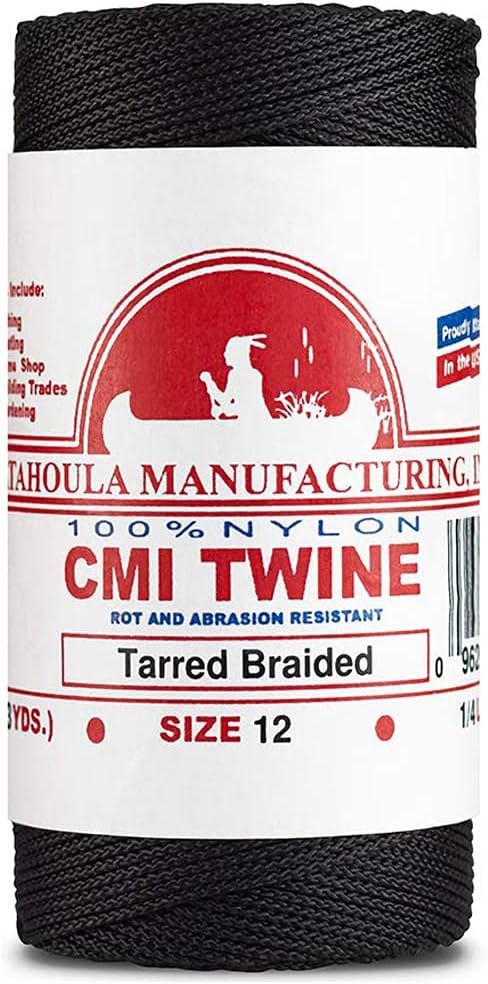 Catahoula Tarred Braided Nylon Twine for Outdoor Use