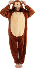 ressber Unisex Monkey Onesie Pajamas - Soft Warm Costume