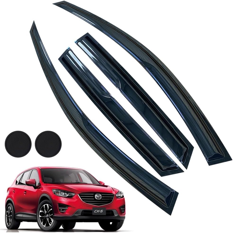 Rain Guards for Mazda CX-5 2013-2016 - Durable Window Deflectors