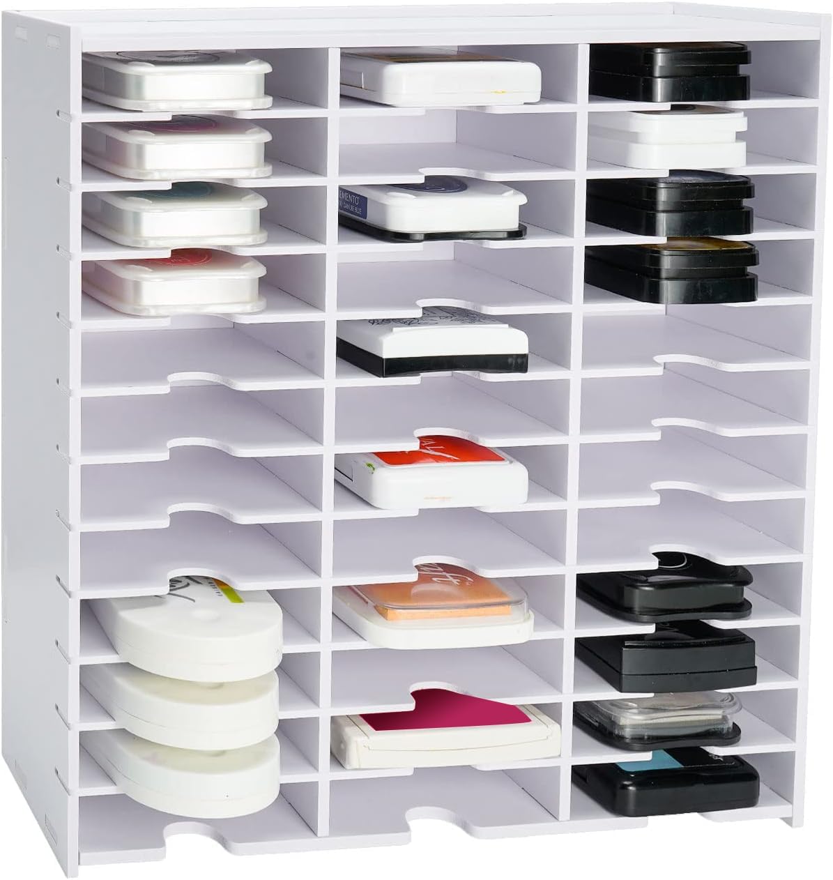 Krafetto 36 Grids Ink Pad Storage Rack for Organized Crafting