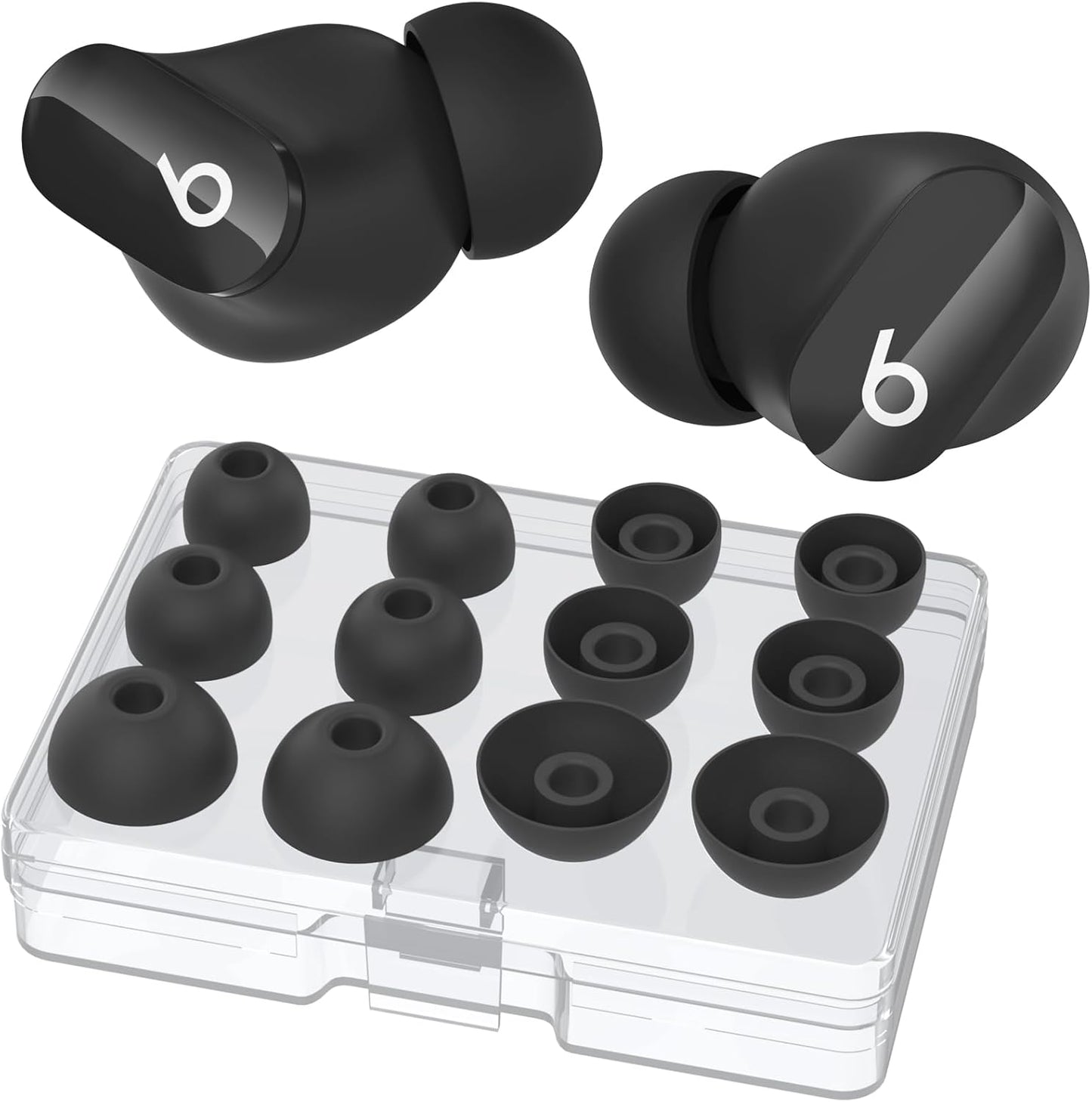 AhaStyle 6 Pairs Silicone Ear Tips for Beats Earbuds