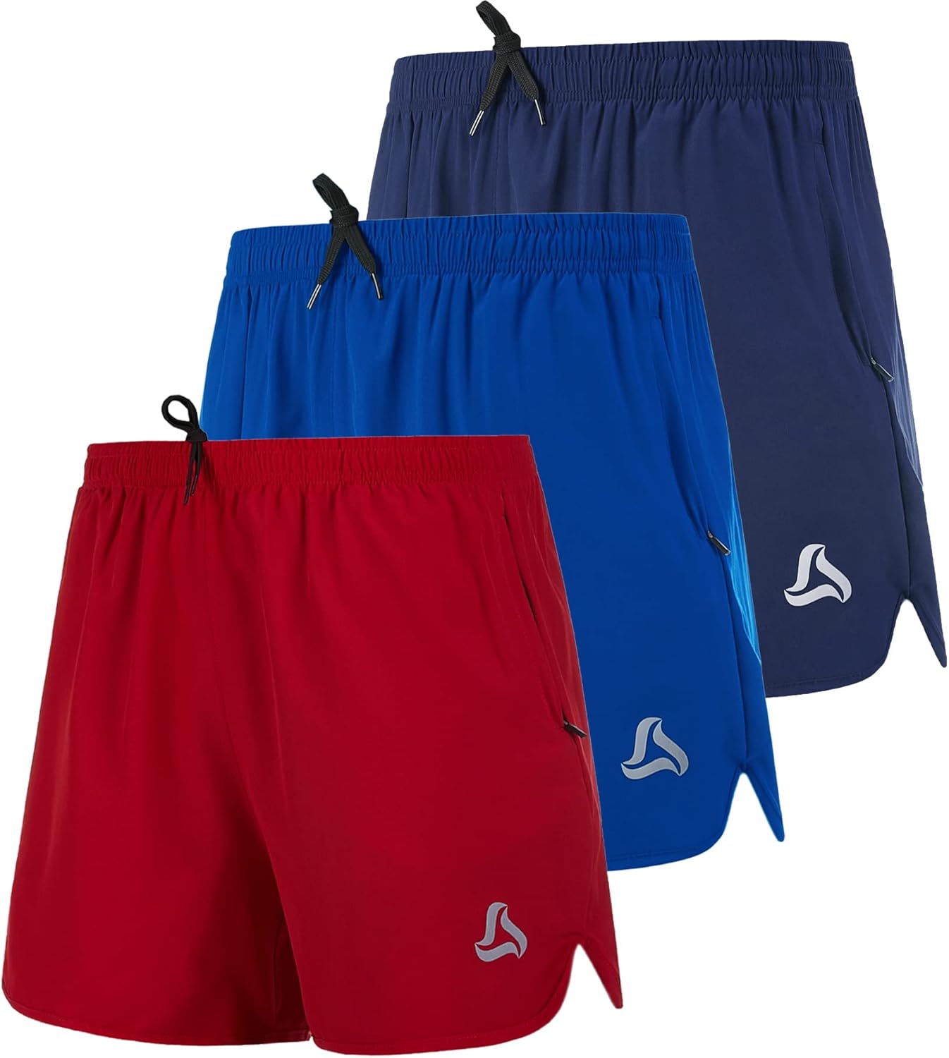 SILKWORLD Men's Running Stretch Quick Dry Shorts for Active Life